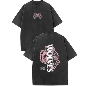 SephyToys Sport Vintage Washed T-Shirts Gym Bodybuilding Oversized Men Clothing Summer Fitness Tee Workout Sport Top