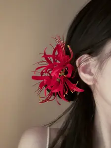 Single Peony Acrylic Flower Duckbill Clip Hairpin, Elegant Floral Design, Perfect for Styling, Durable and Lightweight, Ideal for All Occasions