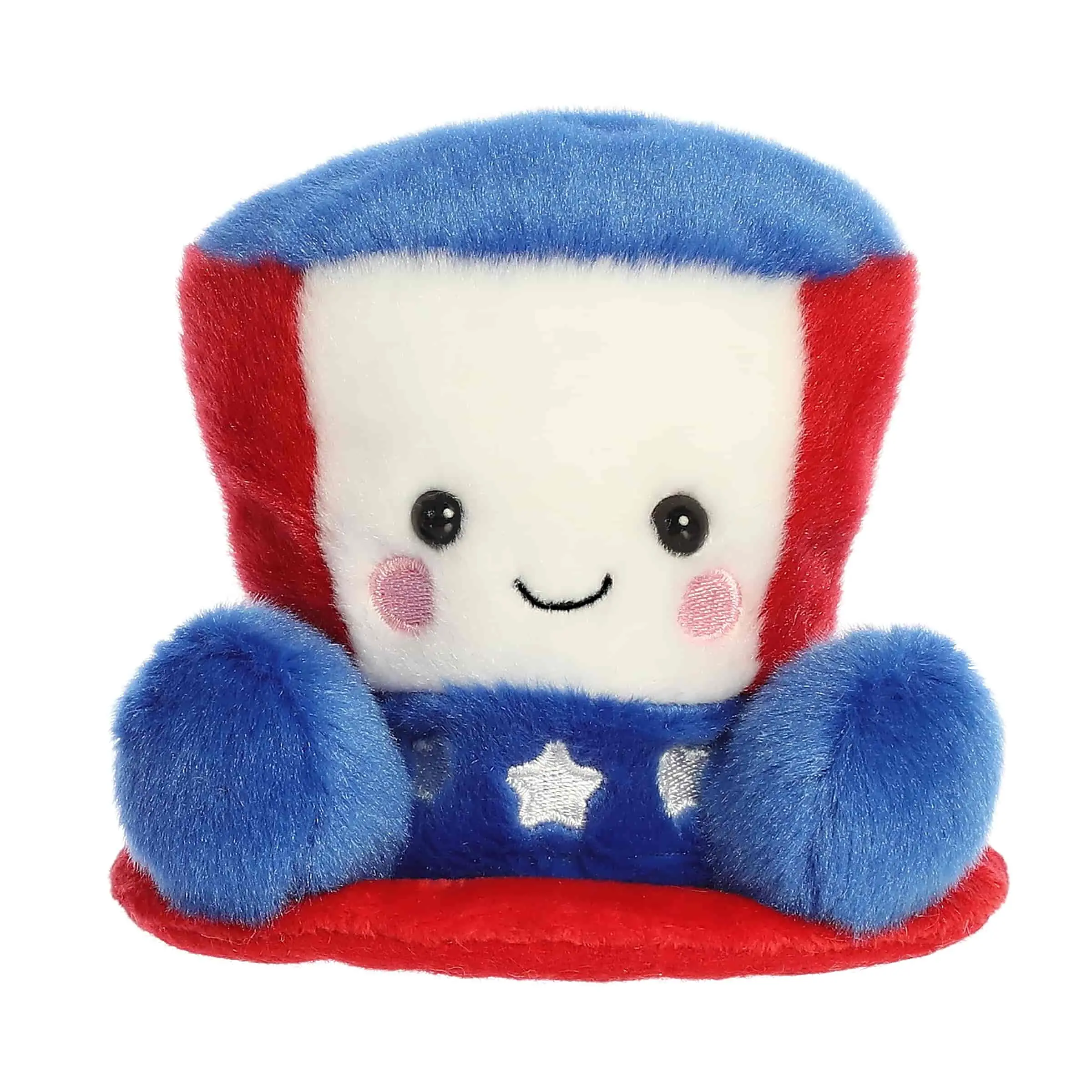 Palm Pals Adorable Freedom Hat Multicolor Soft Plush Collectable Stuffed Animal