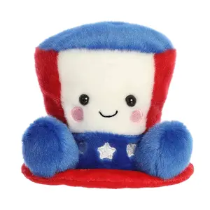 Palm Pals Adorable Freedom Hat Multicolor Soft Plush Collectable Stuffed Animal