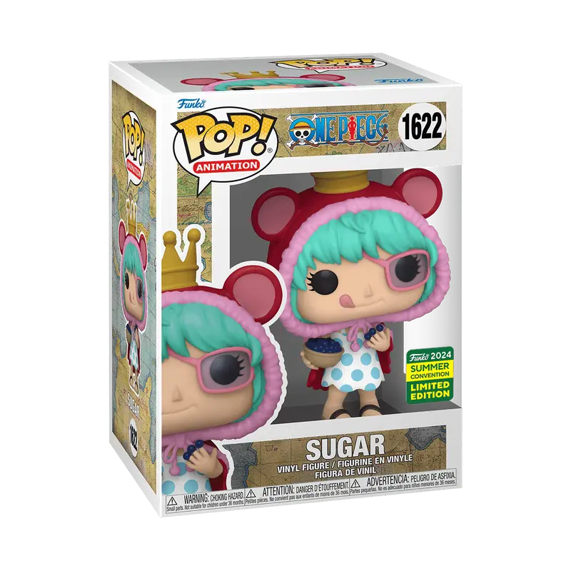 Funko Pop! One Piece - Sugar (Scented) #1622 (2024 Summer Convention) Exclusive (Sticker may vary) Collectible Pop Vinyl Figure