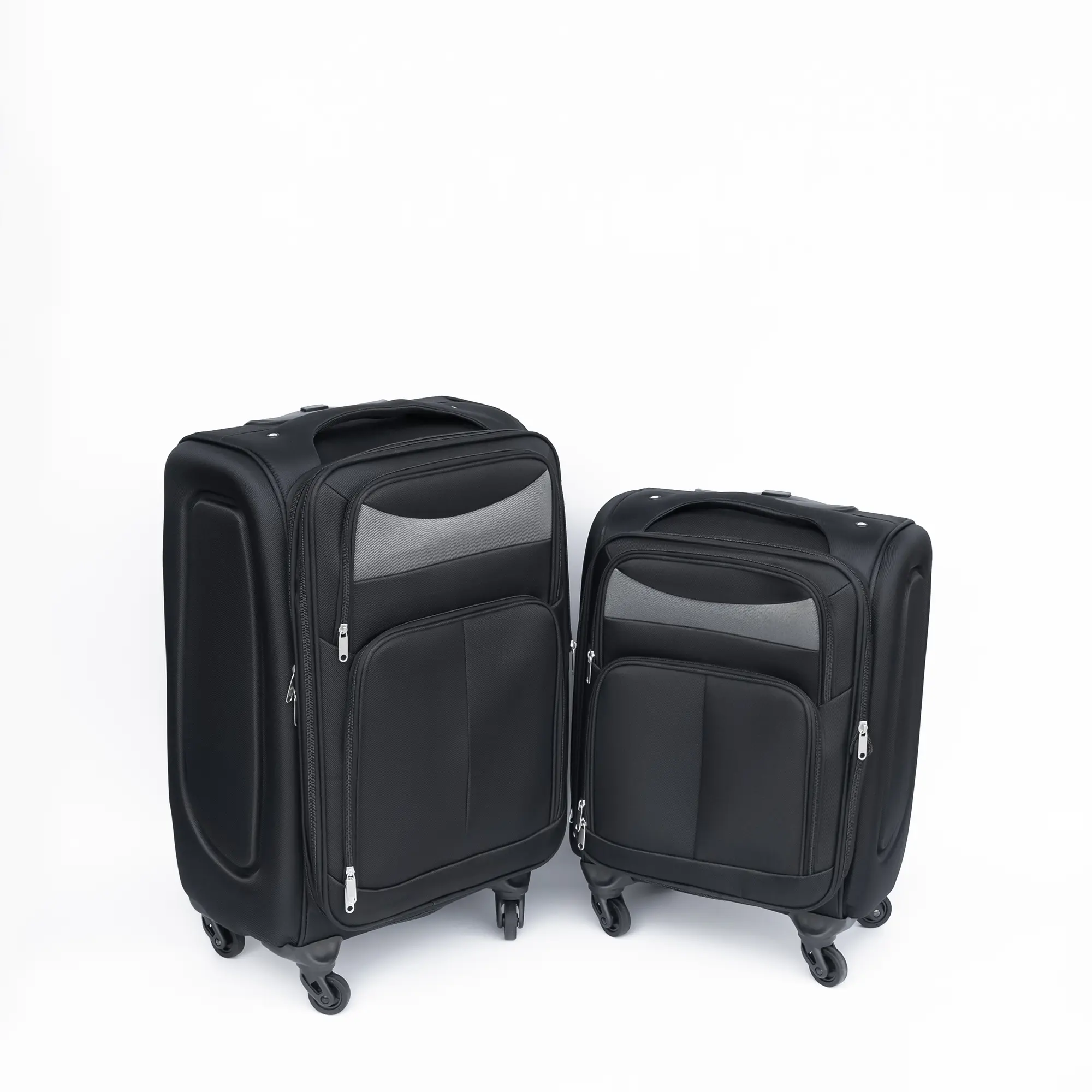 Oxford 2-Piece Luggage Set (20+24 inch) - Mountain Bag, No Password Lock, Universal Wheels, Flat-Stackable, Space-Saving Empty Box Storage, Higher Capacity Than Hard-Shell Luggage