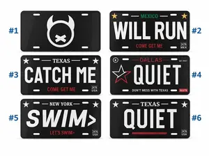 [ Trending ] Funny Novelty License Plate - Custom Humor Auto Plate - Personalized Truck Vanity Tag - Unique Gift for Car Lovers