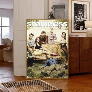 Shameless TV Show Poster, Gallagher Family Wall Art, Urban Series Decor, Retro Movie Poster, Midcentury Modern, Room Decor