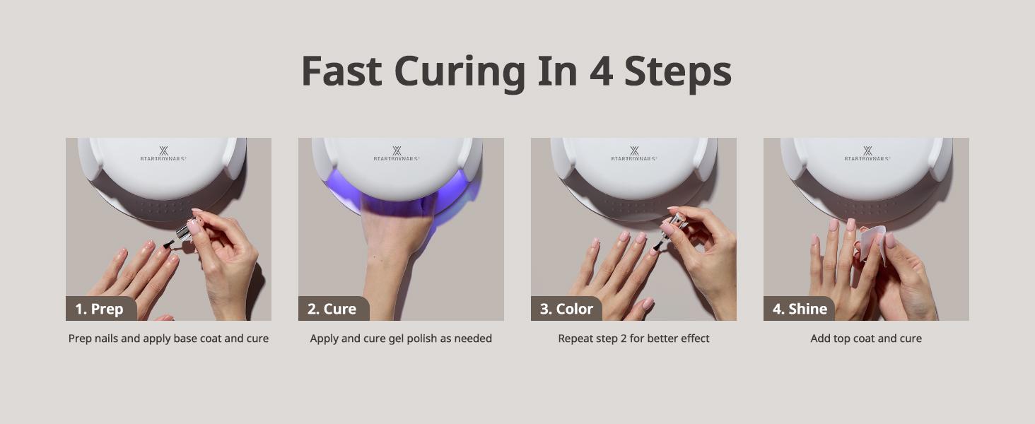 BTArtboxnails XCuringPRO Nail Lamp - Globally Certified Nail Dryer, Ecostead UV LED Beads Instant Cure Nail Light with 4 Timer, Smart Sensor, LCD Display for Curing Gel Nail Polish BTArtboxnails XCuringPRO Nail Lamp - Globally Certified Nail Dryer, Ecostead UV LED Beads Instant Cure Nail Light with 4 Timer, Smart Sensor, LCD Display for Curing Gel Nail Polish