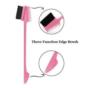 Human Hair Wig Tool 1 Pieces Hair Edge Brush Double Sided Hair Comb Pack Smooth Brush Comb Grooming