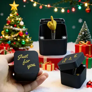 Christmas Prank Gesture Themed Gift Box, Fun Holiday Present for Halloween Christmas Thanksgiving, Unique Humorous Keepsake, Perfect for Gifting,Boyfriend Stocking Stuffers