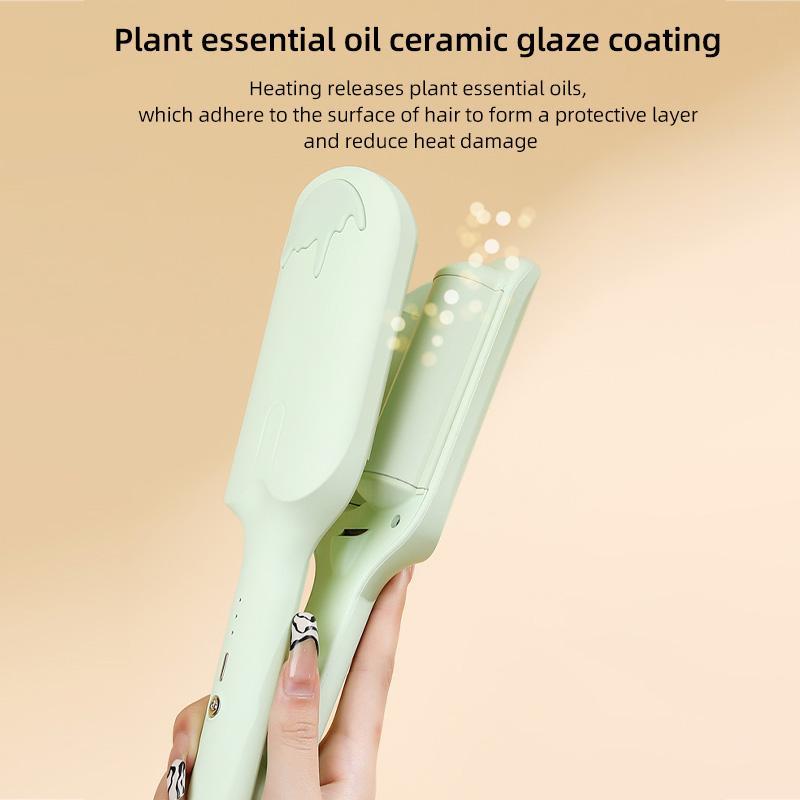 Beach Wave Curling Iron Fluffy Big Wave Ripples 32mm Splint No Damage Hair Lazy Perm Super Convenient Styling Tool