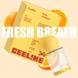 CEELIKE Probiotic Orange Oral Spray | 20ml for Long-Lasting Freshness & Oral Care | Sugar-Free & Portable Breath Freshener