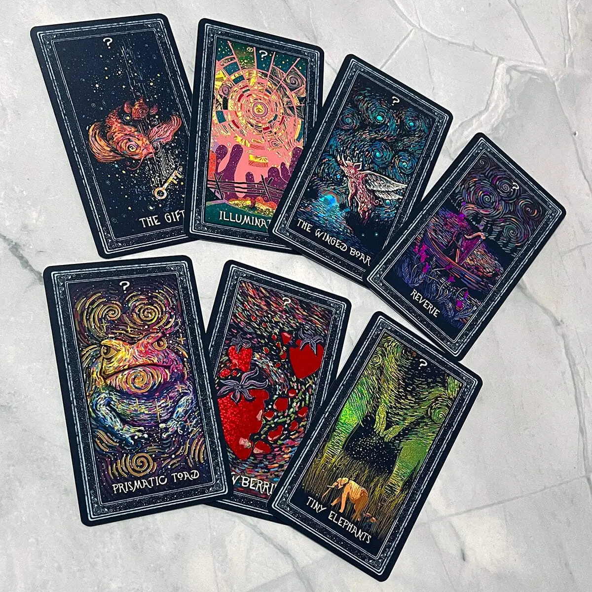 79th Mystery Cards from Prisma Visions Tarot (7 cards) - TikTok Shop