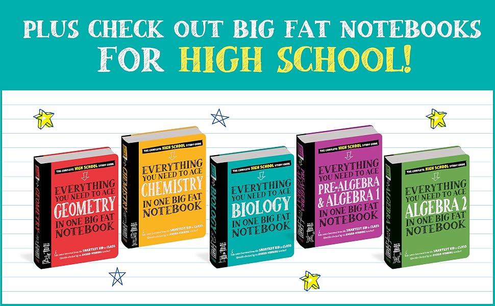 Everything You Need to Ace Math in One Big Fat Notebook: The Complete Middle School Study Guide