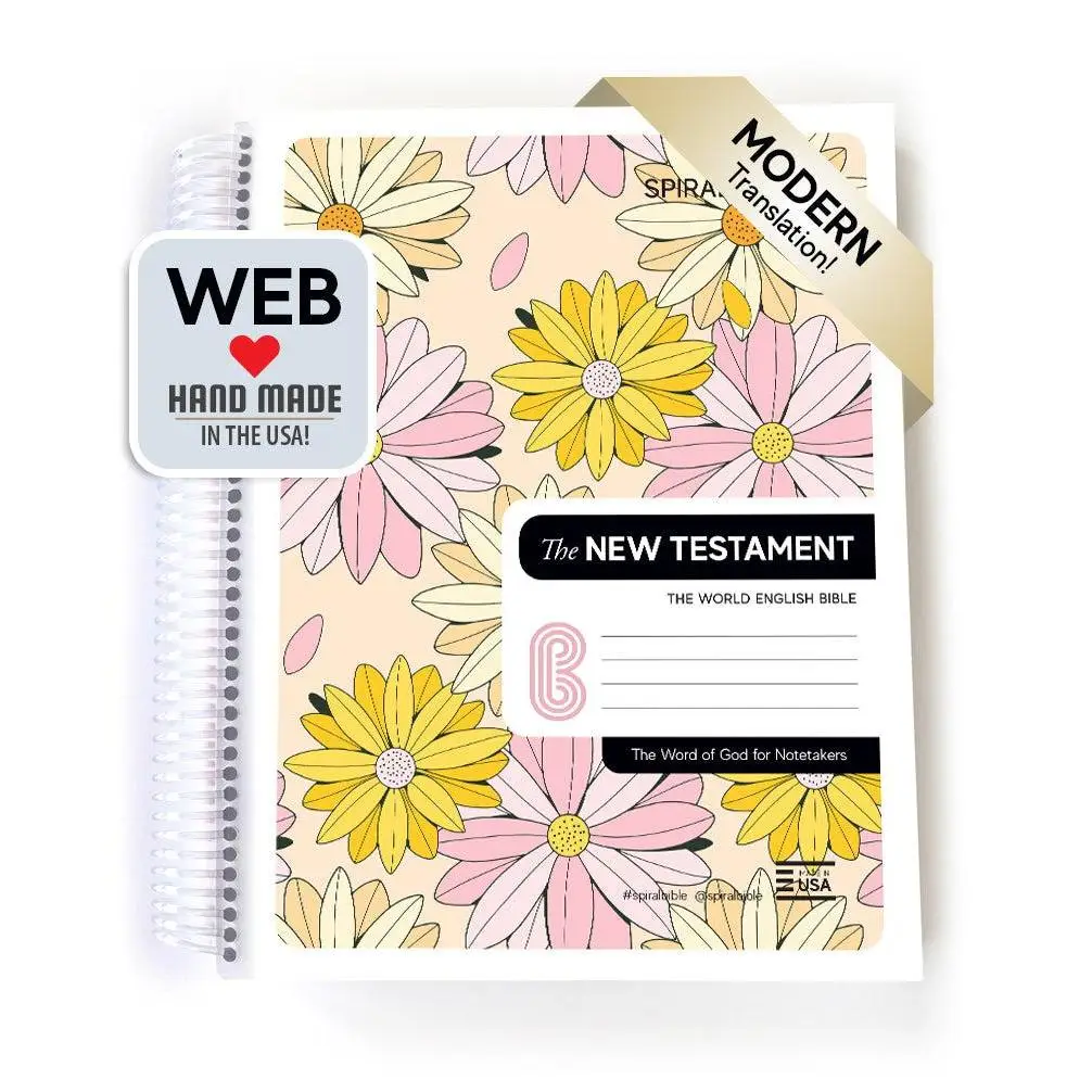 Spiral Bible™ - WEB - New Testament - Daisies