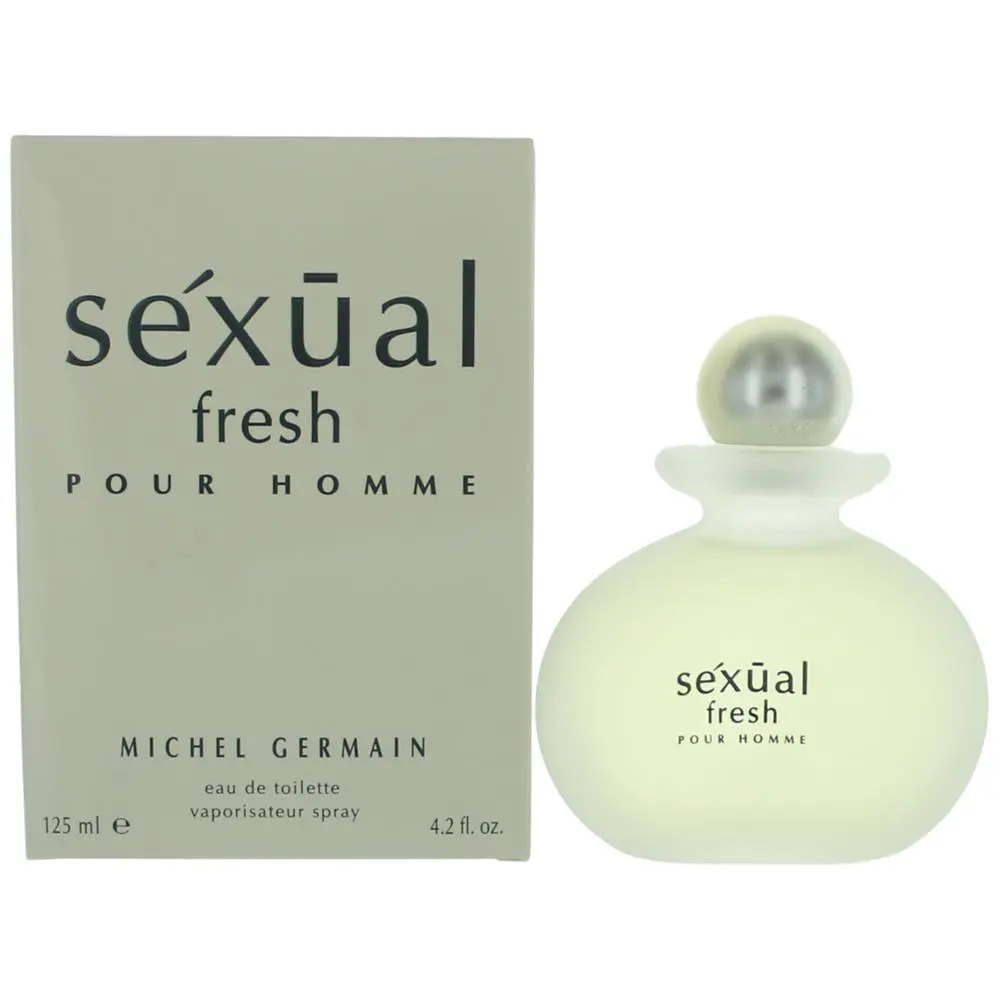 Sexual Fresh by Michel Germain, 4.2 oz EDT Spray for Men, Lavender, Fragrances, Men's Colognes, 4.2 Fl Oz, Citrus Cologne Men's Fragrance