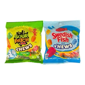 Sour Patch Kids & Swedish Fish Chews Candy- 2.12 oz per Bag
