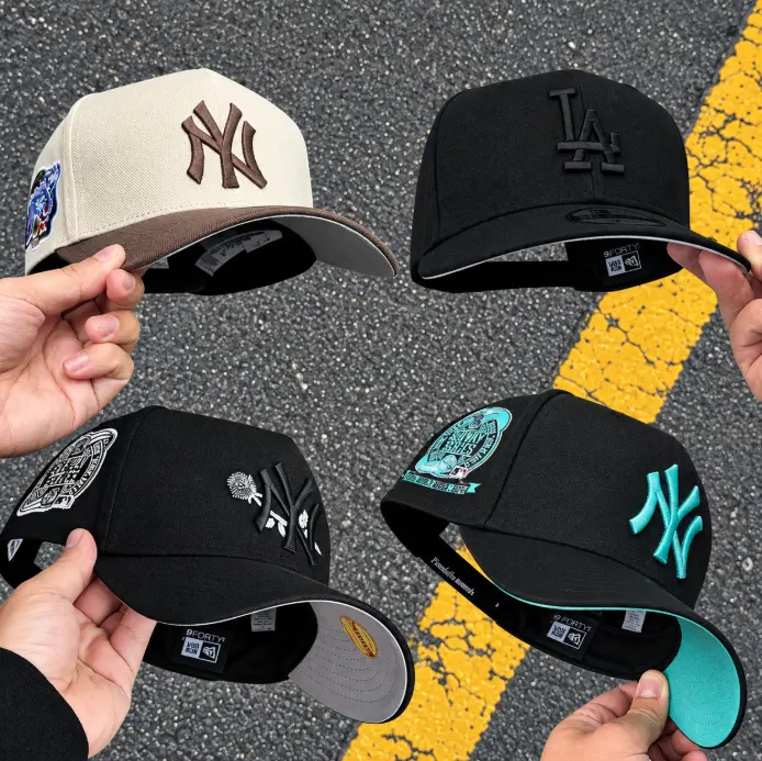 New Era MLB NY Yankees 9FORTY 59FIFTY Snapback Baseball Cap Premium Red Undervisor Embroidered Logo Curved Brim Streetwear Hip Hop Retro Vintage Trucker Style Adjustable Sports Hat for Men Women TikTok Viral USA 2026
