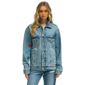 STOKED OVERSIZED CONCERT DENIM JACKET - VINTAGE