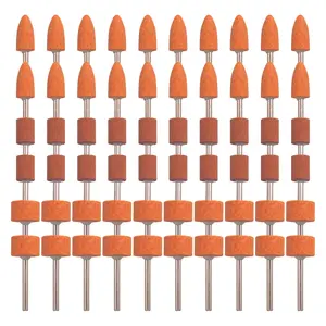 60Pack Grinding Stone Set 1/8" Shank, Sanding Drill Bit for Rotary Tool Flap Wheel for Grinding, Polishing, Deburring Ferrous Metal, 2 Shaped and 3 Sizes(Aluminum Oxide) - Home Improvement.