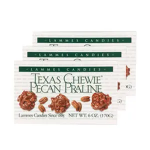 Lammes Candies 6 oz, Texas Chewie Pecan Praline