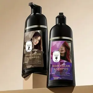 Amococo 3-in-1 Hair Color Shampoo Roma Comfort Conditioner Haircare Shampoo Hair Growth Onion Rosemary Cleanser Professional Dye