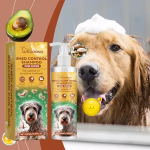 YEGBONG Shed Control Shampoo for Dogs - Reduces Hair Loss, Nourishes Skin, Coconut Extract, Mild & Non-Irritating, Fresh Fragrance, 100ml