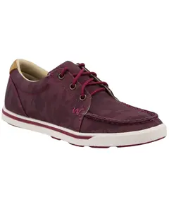 Wrangler Women's Retro Camo Print Casual Lace-Up Shoe Moc Toe - Kwc0017