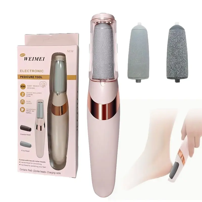 Electric Feet Callus Remover, Electronic Foot File Pedicure Tools, Cordless Foot File, Waterproof Foot Scrubber File, Pedi Foot Care for Dead, Hard Cracked Dry Skin nail drill Electric Foot File