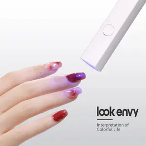U V Light for Nails: Handheld Gel X Lamp for Gel Nails Flash Cure Lamp for Gel Nails LED Nail Lamp Portable Mini Nail Dryer Gel Polish Nail Glue Gel USB Flashlight Home DIY Manicure Nail Art