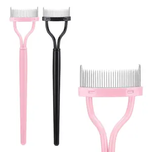 2 Pcs Eyelash Separator Tool Mascara Brushes Eyelash Comb Separator Definer Lash Comb for Combing, Separating Lashes