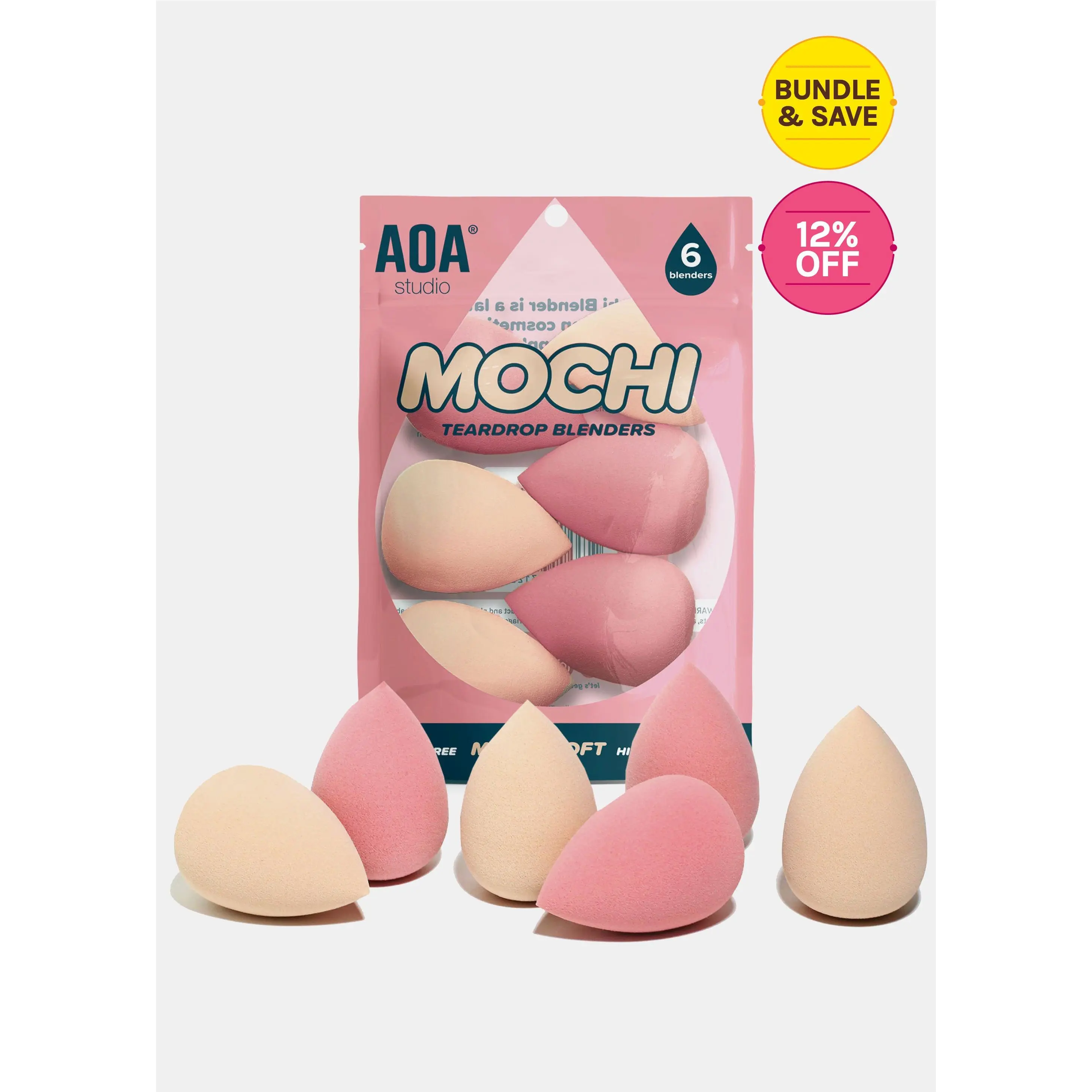 A+: Mochi Wonder Blender Teardrop-6 Pack A+: Mochi Wonder Blender Teardrop-6 Pack