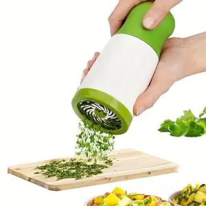 1pc Manual Spice Grinder, Cilantro Chopper, Shredded Vegetable Cutter, Chives Chopper, Herb Chopper, Pepper Grinder, Kitchen Tools - Easy-to-use Cooking Accessories for Home and Restaurant Kitchens