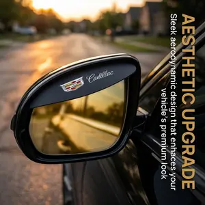 2 PCS Car Side Rearview Mirror Rain Visor, Waterproof Rain Guard Eyebrow Protector, Exterior Accessories Compatible with CT5, XT5