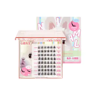 MR.WISH Naughty Animal Series False Eyelashes Rabbit Series -Big Eyes,LC curl,Three Step Pure Wild Makeup false  eyelashes