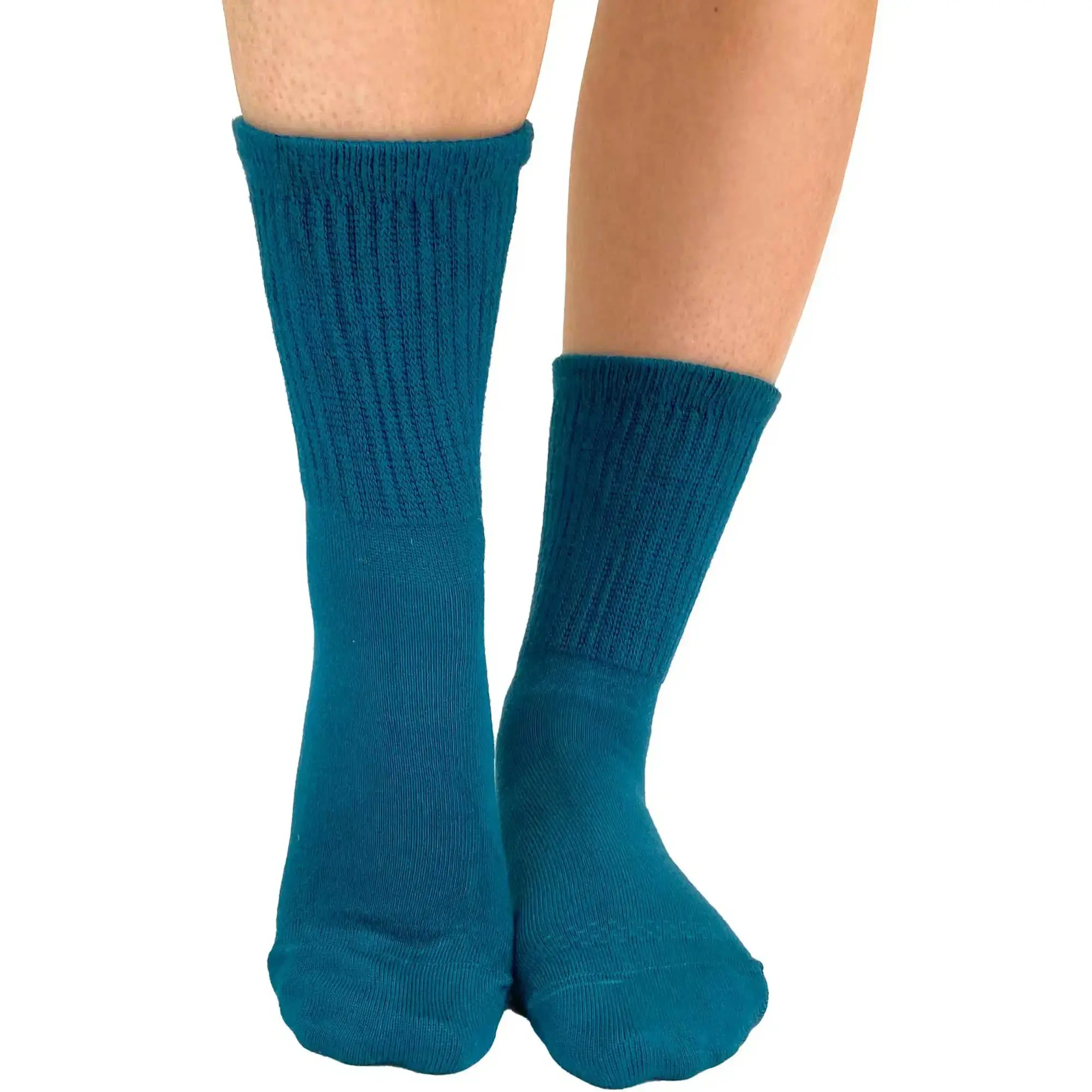 Teal Extra Wide Bamboo Super Soft Socks