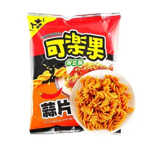 LIANHWA Taiwan Kuai Ke Le Pea Crisps - Garlic & Crab Flavor Snack 88g