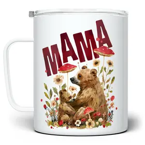 LOFTIPOP Woodland Mama Coffee Mug, Whimsical Forest Nature Mom Cup, Mother's Day Gifts, Designed and Printed in the USA by Loftipop