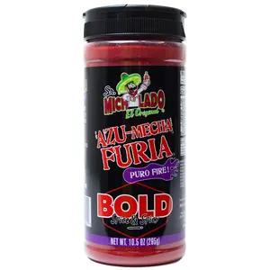Azu-Mecha FURIA BOLD - Spice & Spicy - Snack Seasoning - Sr. Michelado - Bottle Flavor Spice powder chile powder sr michel a do