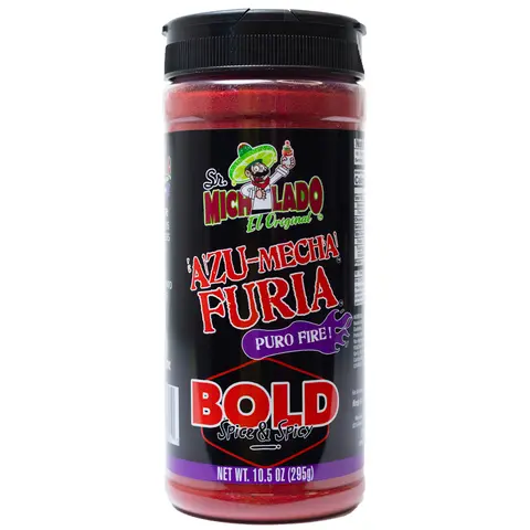 Azu-Mecha FURIA BOLD - Spice & Spicy - Snack Seasoning - Sr. Michelado - Bottle Flavor Spice powder chile powder sr michel a do