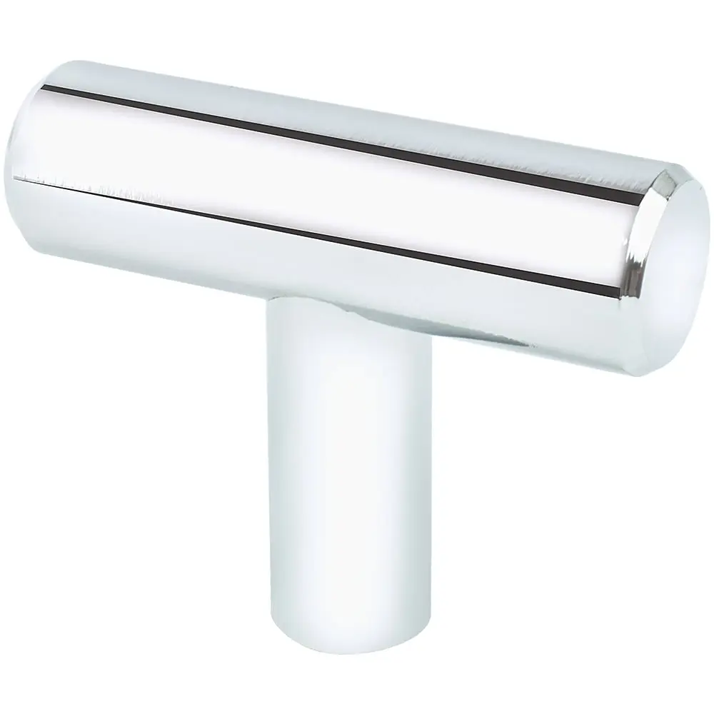 1.56 in. Transitional Advantage Two T-Bar Knob, Polished Chrome