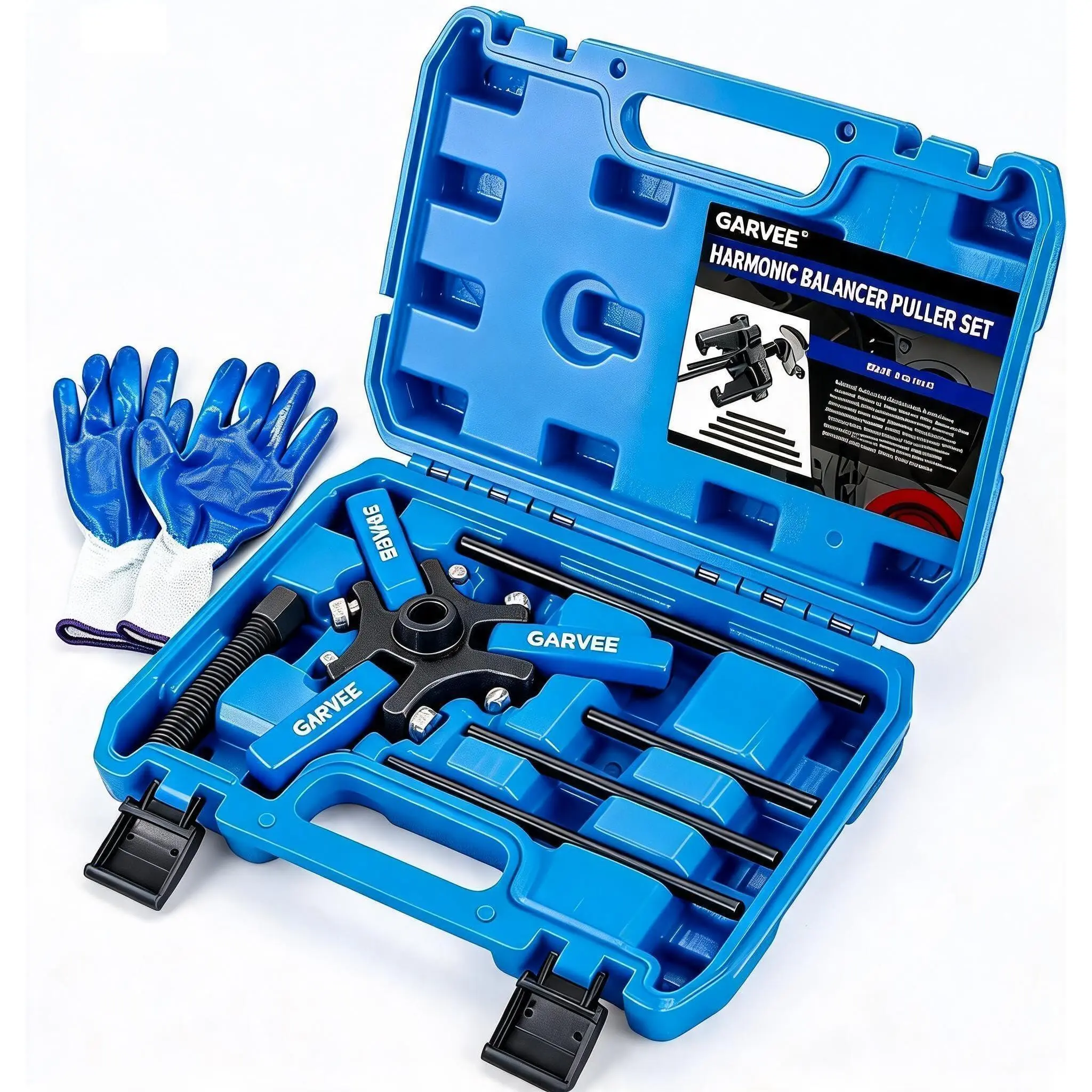 Crankshaft Pulley Remover Damper Extraction Balancer Puller Engine,Pulley Extractor Wheel bearing puller tool harmonic balancer tool 3 arm puller gear removal