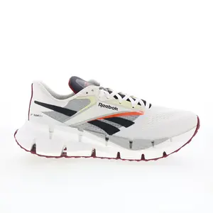 Reebok Floatzig 1 Mens Gray Canvas Lace Up Athletic Running Shoes