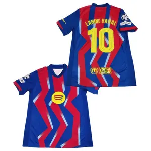 Lamine Yamal #10 Football Jersey 2025/26 – Men's Home Soccer Shirt, Short Sleeve Fan Version, Athletic Match Day Apparel, Sports Gift