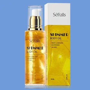 Body Care Glow Oil, Brightening Body Oil, Body Shimmer Oil, Body Skincare Lotion for Women & Men