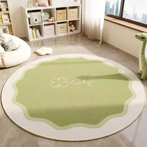 Low Saturation Matcha Green Aisle Runner, INS Minimalist Creamy Aesthetic Fresh Forest Vibe Soothing Design, Suitable for Bedrooms (Men & Children) and Living Room Lounge Areas