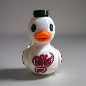 Dr Pepper Themed 3D Printed Collectible Figurine, Unique Duck-Shaped Decorative Statue for Collectibles Enthusiasts, Figurines