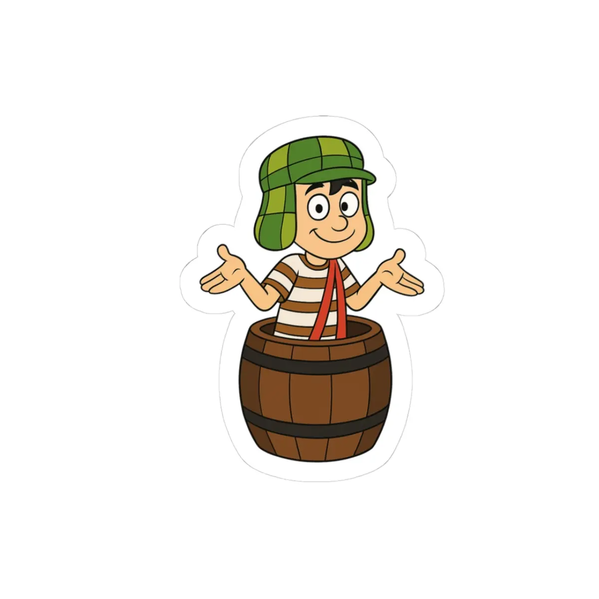 El Chavo “Barrio Live” Sticker – SNL x El Chavo del 8 Inspired Kiss-Cut Design