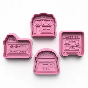 Bakery cutter and stamps 2"