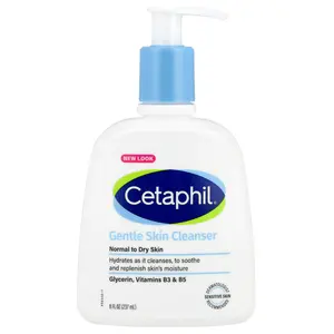 Cetaphil Gentle Skin Cleanser, Normal to Dry Skin, Fragrance Free, 8 fl oz (237 ml)