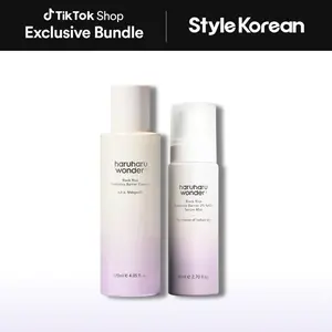 [haruharu wonder] Black Rice Probiotics Barrier DUO (Essence+ NAD+ Serum Mist) - Strengthens Skin Barrier, Glowy Radiant Skin, Ultra-Fine Mist, Hydrating & Plumping