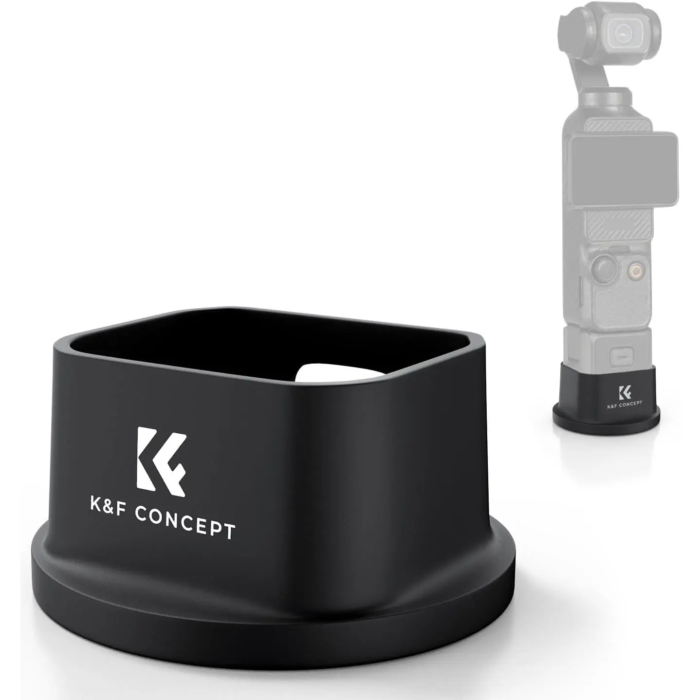 K&F Concept Desktop Mount for DJI OSMO Pocket 3/Pocket 4 Creator Combo, Camera Accessory with Non-slip Silicone Base, Stable Hold, Portable Design