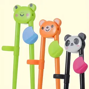 Children Practice Chopsticks, Babies and Toddlers Learn Chop, Cartoon Chopsticks, Kawaii Training Chopsticks, Tableware, Kitchen Utensils, Apartment Essentials Training Chopsticks for Restaurant